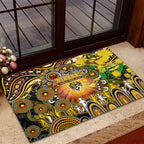 NAIDOC Week 2025 Tiger Football Rubber Doormat Aboriginal Dot Painting