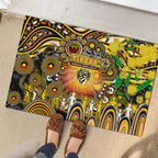 NAIDOC Week 2025 Tiger Football Rubber Doormat Aboriginal Dot Painting