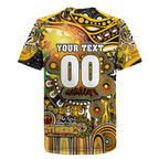 Personalised NAIDOC Week 2025 Tiger Football Rugby Jersey Aboriginal Dot Painting