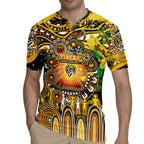 Personalised NAIDOC Week 2025 Tiger Football Rugby Jersey Aboriginal Dot Painting