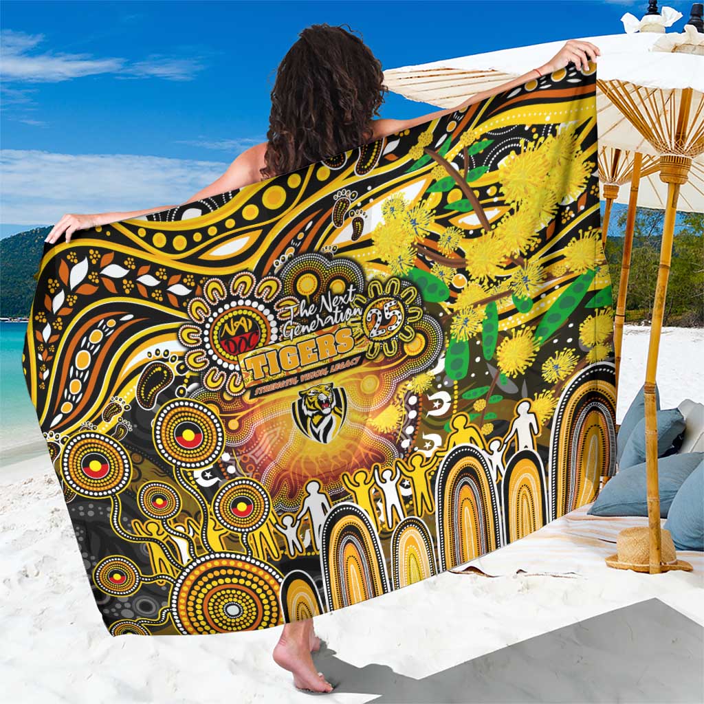 NAIDOC Week 2025 Tiger Football Sarong Aboriginal Dot Painting