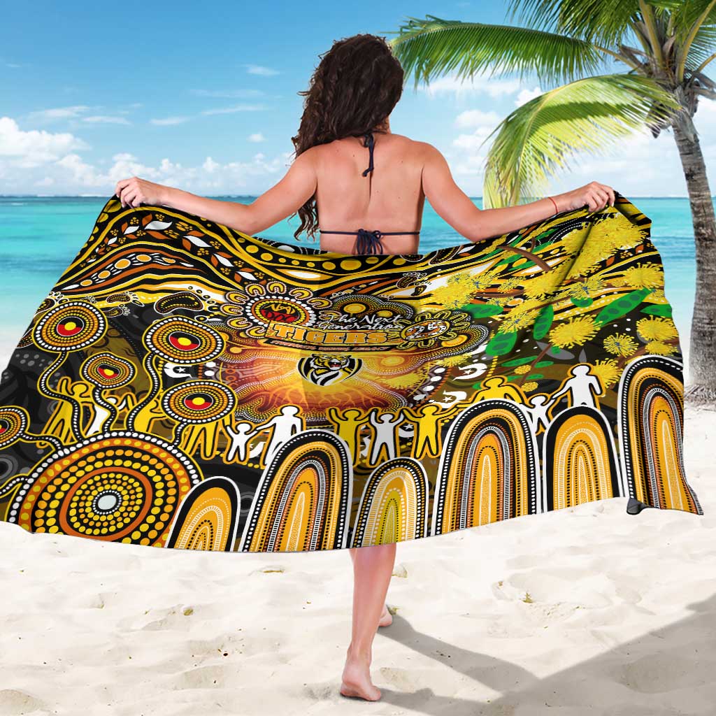NAIDOC Week 2025 Tiger Football Sarong Aboriginal Dot Painting