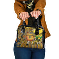 NAIDOC Week 2025 Tiger Football Shoulder Handbag Aboriginal Dot Painting