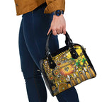 NAIDOC Week 2025 Tiger Football Shoulder Handbag Aboriginal Dot Painting