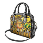 NAIDOC Week 2025 Tiger Football Shoulder Handbag Aboriginal Dot Painting