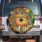 NAIDOC Week 2025 Tiger Football Spare Tire Cover Aboriginal Dot Painting