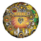 NAIDOC Week 2025 Tiger Football Spare Tire Cover Aboriginal Dot Painting