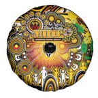 NAIDOC Week 2025 Tiger Football Spare Tire Cover Aboriginal Dot Painting