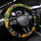 NAIDOC Week 2025 Tiger Football Steering Wheel Cover Aboriginal Dot Painting