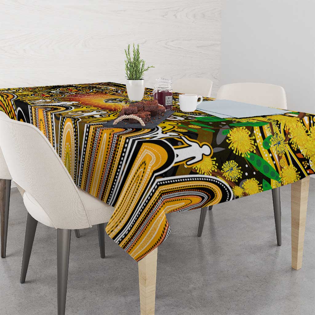 NAIDOC Week 2025 Tiger Football Tablecloth Aboriginal Dot Painting