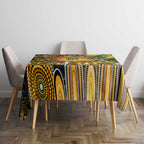 NAIDOC Week 2025 Tiger Football Tablecloth Aboriginal Dot Painting