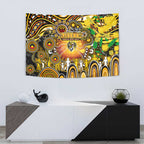 NAIDOC Week 2025 Tiger Football Tapestry Aboriginal Dot Painting