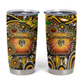 NAIDOC Week 2025 Tiger Football Tumbler Cup Aboriginal Dot Painting