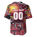 Personalised NAIDOC Week 2025 Saints Football Baseball Jersey Aboriginal Dot Painting