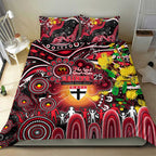 NAIDOC Week 2025 Saints Football Bedding Set Aboriginal Dot Painting