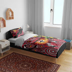NAIDOC Week 2025 Saints Football Bedding Set Aboriginal Dot Painting
