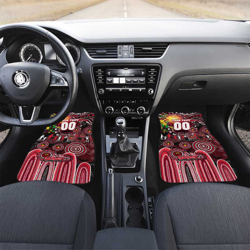 NAIDOC Week 2025 Saints Football Car Mats Aboriginal Dot Painting