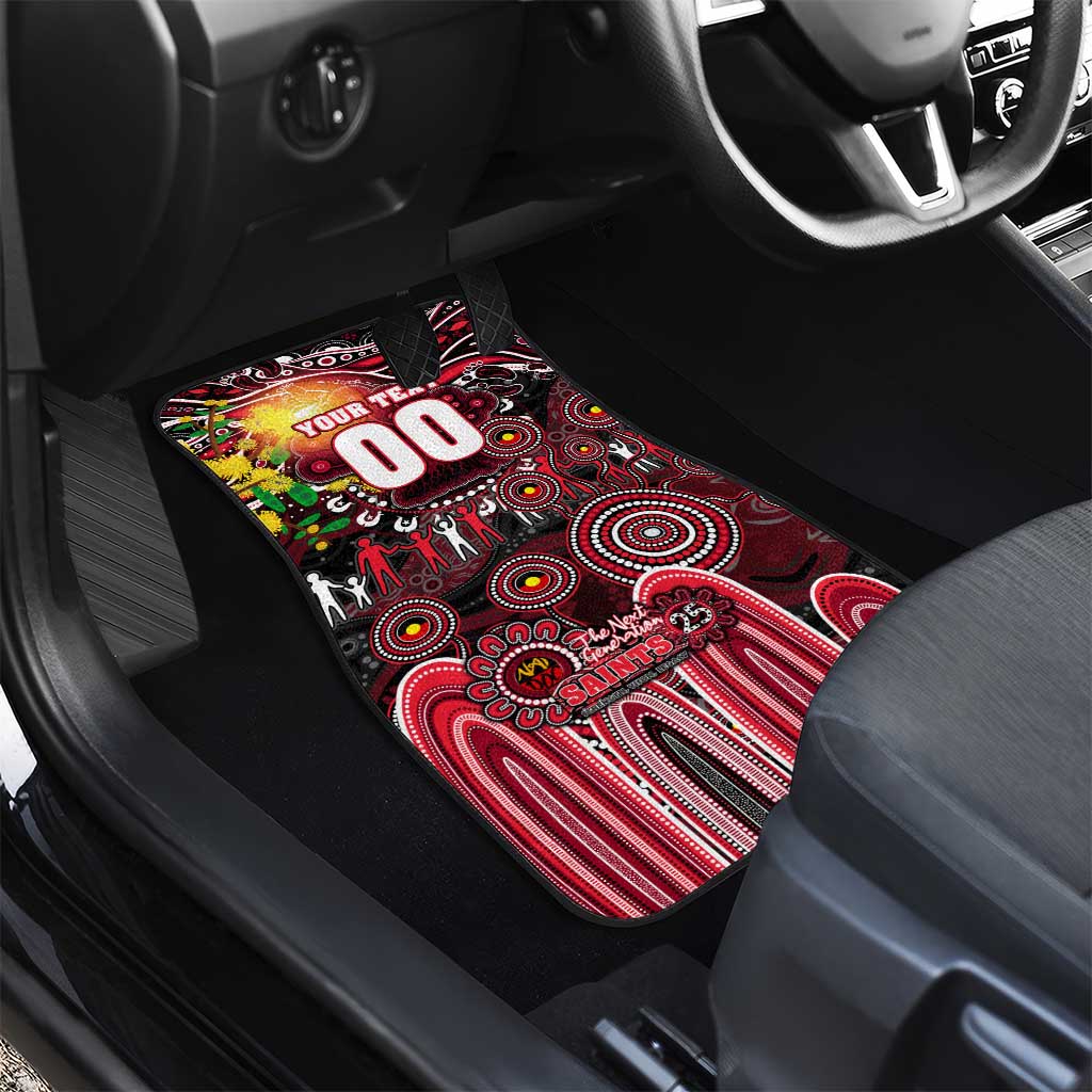 NAIDOC Week 2025 Saints Football Car Mats Aboriginal Dot Painting