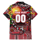 Personalised NAIDOC Week 2025 Saints Football Family Matching Summer Maxi Dress and Hawaiian Shirt Aboriginal Dot Painting