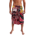Personalised NAIDOC Week 2025 Saints Football Lavalava Aboriginal Dot Painting