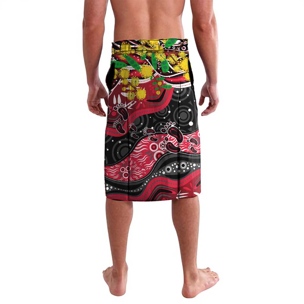 Personalised NAIDOC Week 2025 Saints Football Lavalava Aboriginal Dot Painting