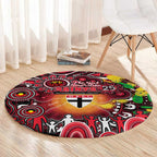 NAIDOC Week 2025 Saints Football Round Carpet Aboriginal Dot Painting