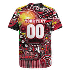 Personalised NAIDOC Week 2025 Saints Football Rugby Jersey Aboriginal Dot Painting