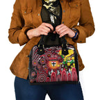NAIDOC Week 2025 Saints Football Shoulder Handbag Aboriginal Dot Painting