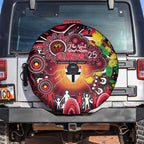 NAIDOC Week 2025 Saints Football Spare Tire Cover Aboriginal Dot Painting