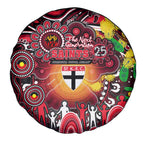 NAIDOC Week 2025 Saints Football Spare Tire Cover Aboriginal Dot Painting