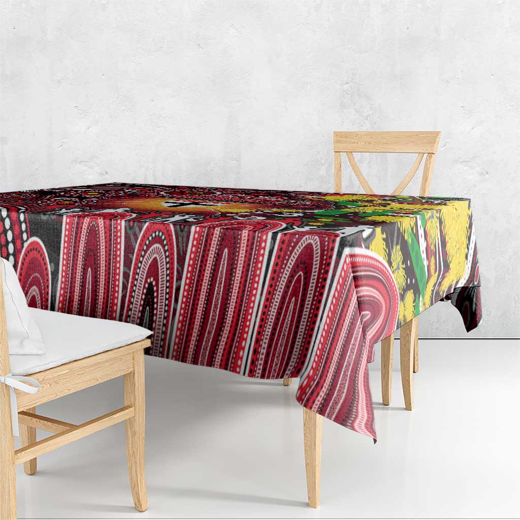 NAIDOC Week 2025 Saints Football Tablecloth Aboriginal Dot Painting