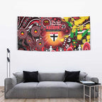 NAIDOC Week 2025 Saints Football Tapestry Aboriginal Dot Painting
