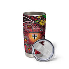 NAIDOC Week 2025 Saints Football Tumbler Cup Aboriginal Dot Painting