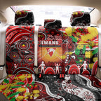 NAIDOC Week 2025 Swans Football Back Car Seat Cover Aboriginal Dot Painting