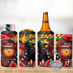 NAIDOC Week 2025 Swans Football 4 in 1 Can Cooler Tumbler Aboriginal Dot Painting