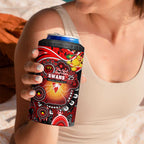 NAIDOC Week 2025 Swans Football 4 in 1 Can Cooler Tumbler Aboriginal Dot Painting