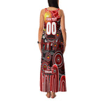 Personalised NAIDOC Week 2025 Swans Football Family Matching Tank Maxi Dress and Hawaiian Shirt Aboriginal Dot Painting