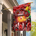 NAIDOC Week 2025 Swans Football Garden Flag Aboriginal Dot Painting