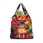 NAIDOC Week 2025 Swans Football Grocery Bag Aboriginal Dot Painting