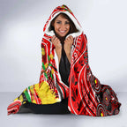 NAIDOC Week 2025 Swans Football Hooded Blanket Aboriginal Dot Painting