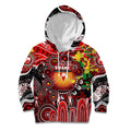 Personalised NAIDOC Week 2025 Swans Football Kid Hoodie Aboriginal Dot Painting