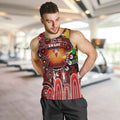 Personalised NAIDOC Week 2025 Swans Football Men Tank Top Aboriginal Dot Painting