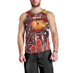 Personalised NAIDOC Week 2025 Swans Football Men Tank Top Aboriginal Dot Painting