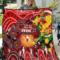 NAIDOC Week 2025 Swans Football Quilt Aboriginal Dot Painting
