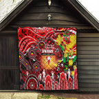 NAIDOC Week 2025 Swans Football Quilt Aboriginal Dot Painting