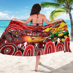 NAIDOC Week 2025 Swans Football Sarong Aboriginal Dot Painting