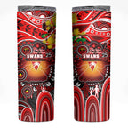 NAIDOC Week 2025 Swans Football Skinny Tumbler Aboriginal Dot Painting