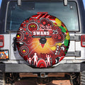 NAIDOC Week 2025 Swans Football Spare Tire Cover Aboriginal Dot Painting