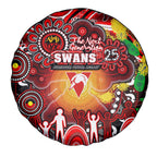 NAIDOC Week 2025 Swans Football Spare Tire Cover Aboriginal Dot Painting