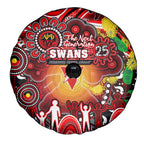 NAIDOC Week 2025 Swans Football Spare Tire Cover Aboriginal Dot Painting